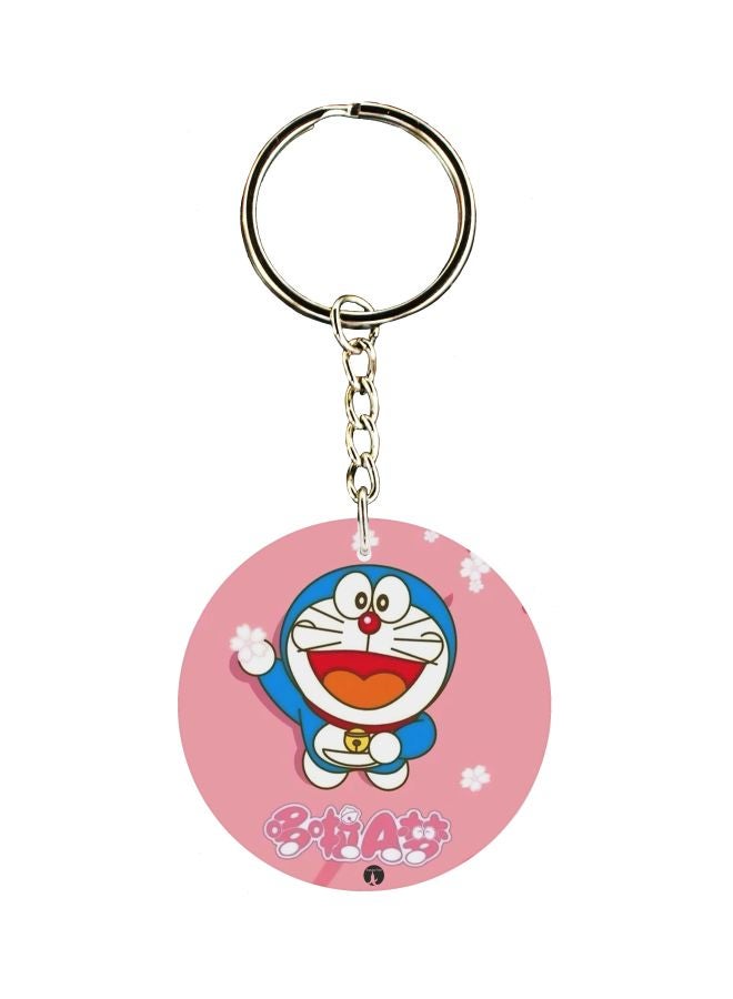 بي بي سلسلة مفاتيح بطبعة شخصية دورايمون على الوجهين