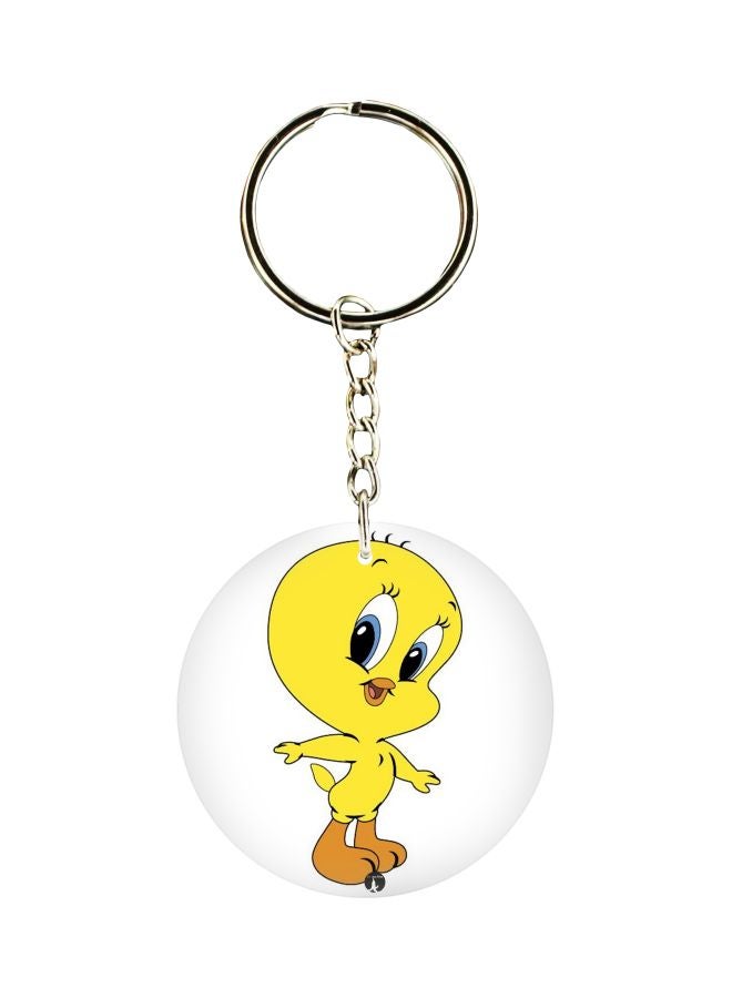 BP Double Sided Tweety Printed Keychain 