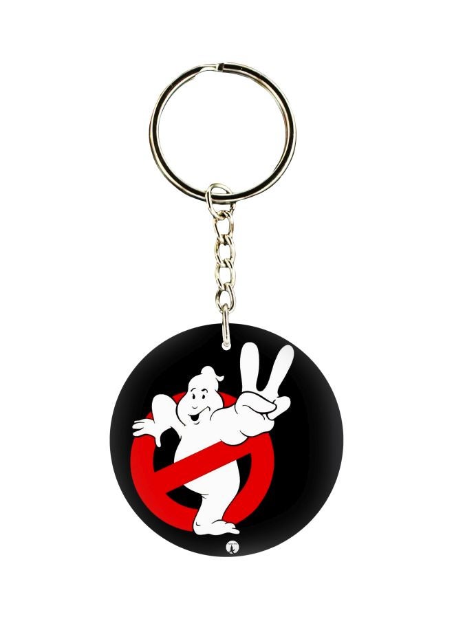 BP Double Sided Cartoon Printed Keychain