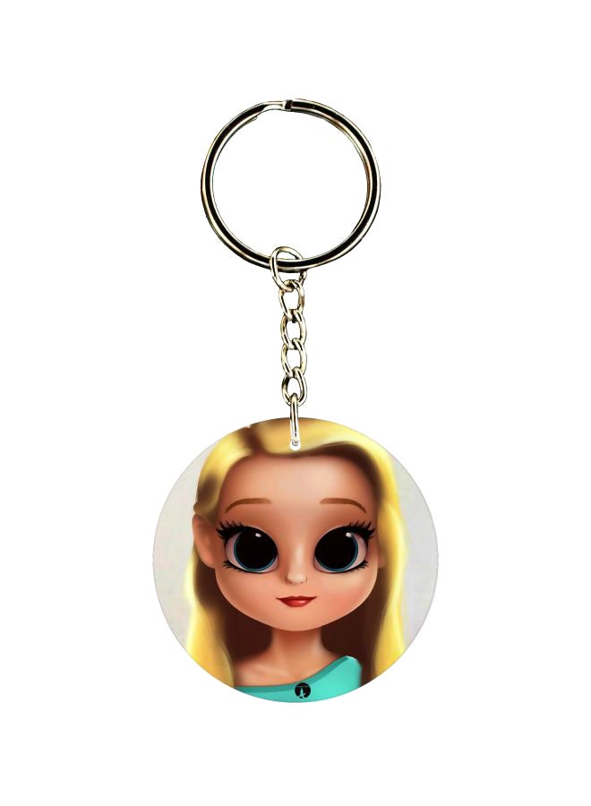 BP Girl Printed Keychain