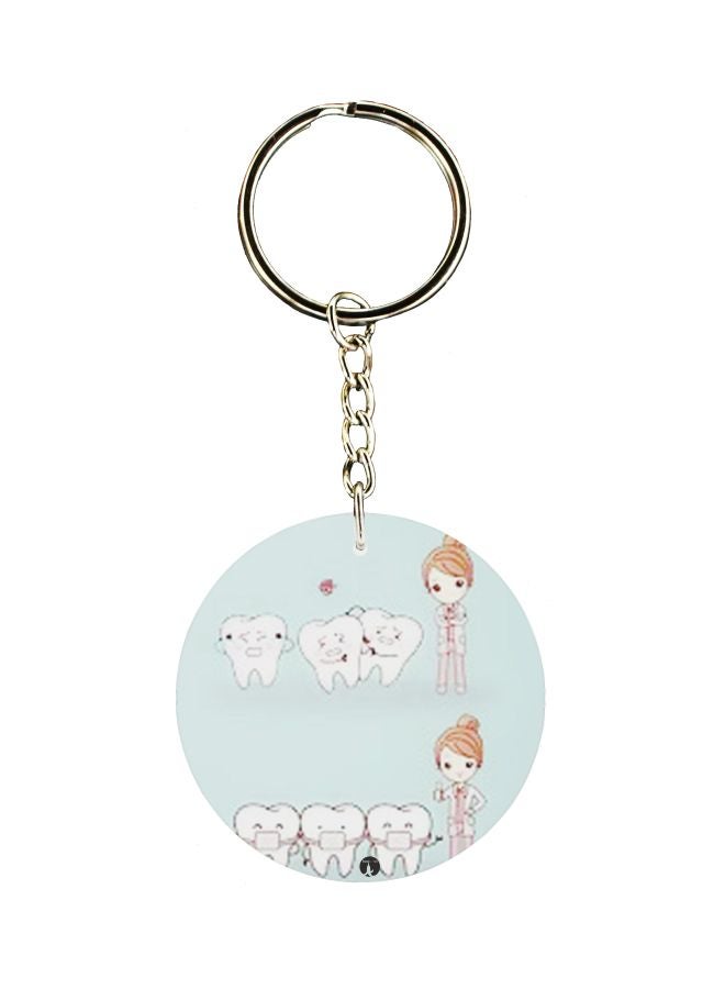 BP Cartoon Printed Keychain 