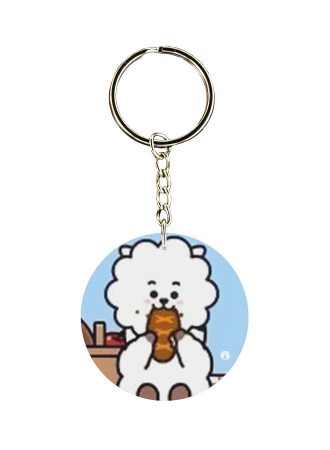 Cartoon Printed Keychain