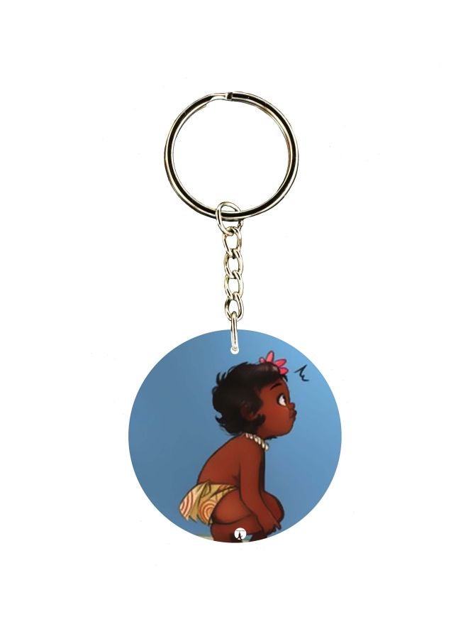 BP Baby Moana Printed Keychain