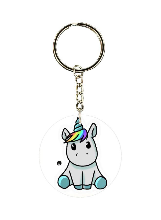 بي بي سلسلة مفاتيح بطبعة رسومات كرتونية لحيوانات