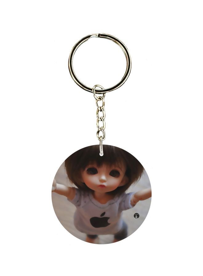 بي بي سلسلة مفاتيح بطبعة  دمية على الجانبين