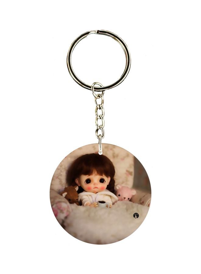 BP Doll Printed Double Sided Keychain