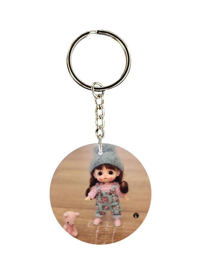 BP Doll Printed Double Sided Keychain