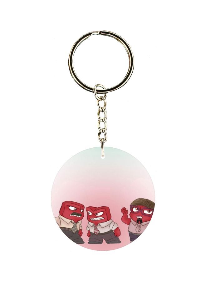 BP Cartoon Character Printed Keychain