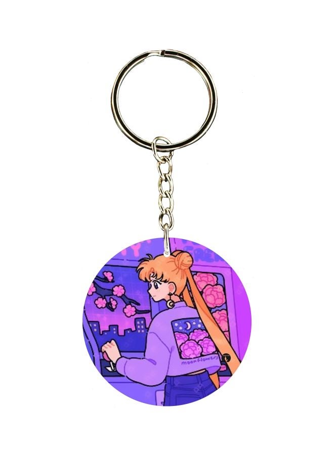 بي بي سلسلة مفاتيح بطبعة شخصية من الرسومات الكرتونية