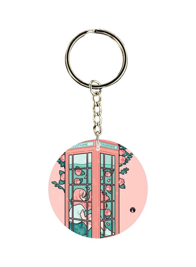 BP Cartoon Character Printed Keychain