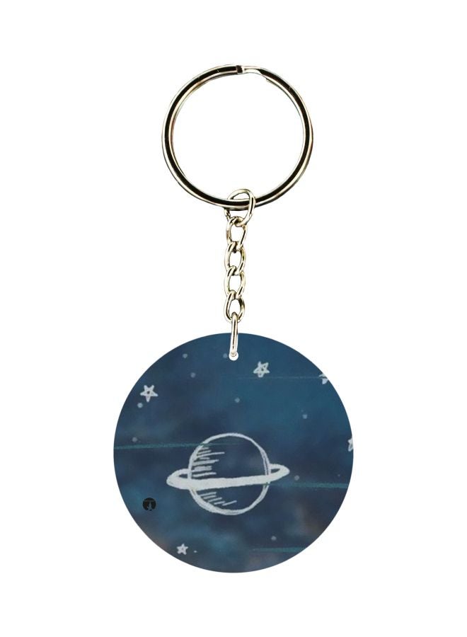 BP Galaxy Printed Keychain 
