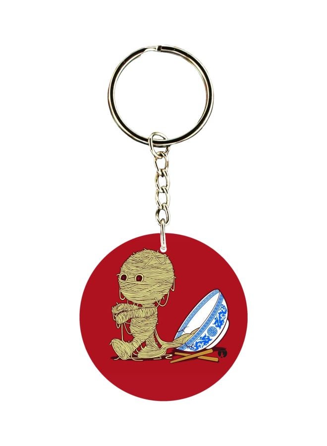 BP Noodle Bowl Printed Keychain