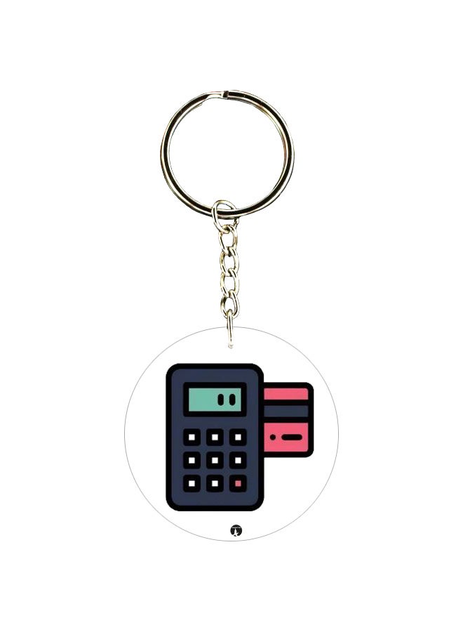 BP Scanner Printed Double Sided Keychain
