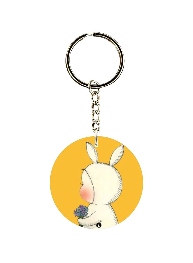 BP Double Sided Child Printed Keychain