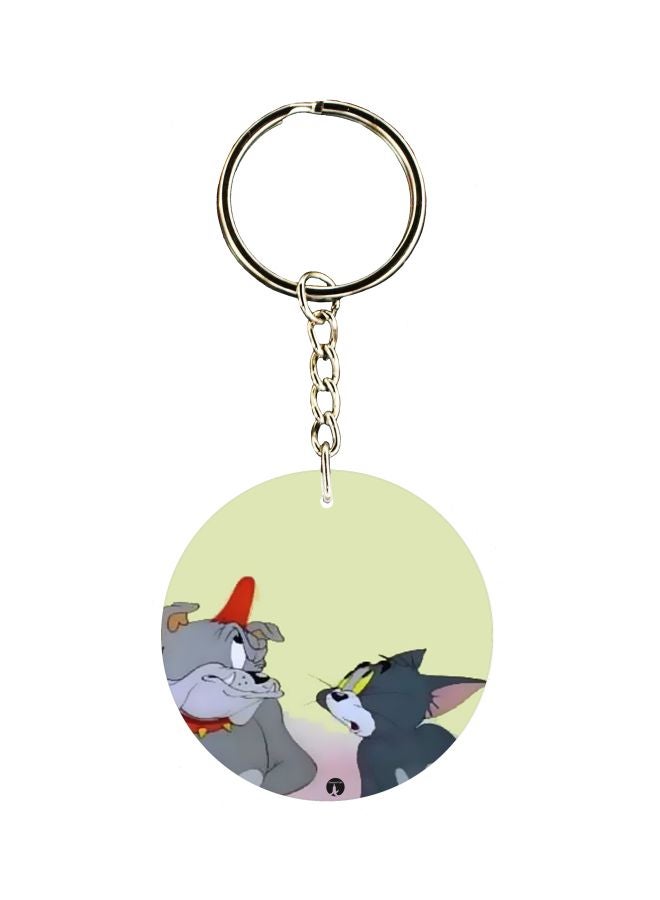 بي بي سلسلة مفاتيح بطبعة على الجانبين