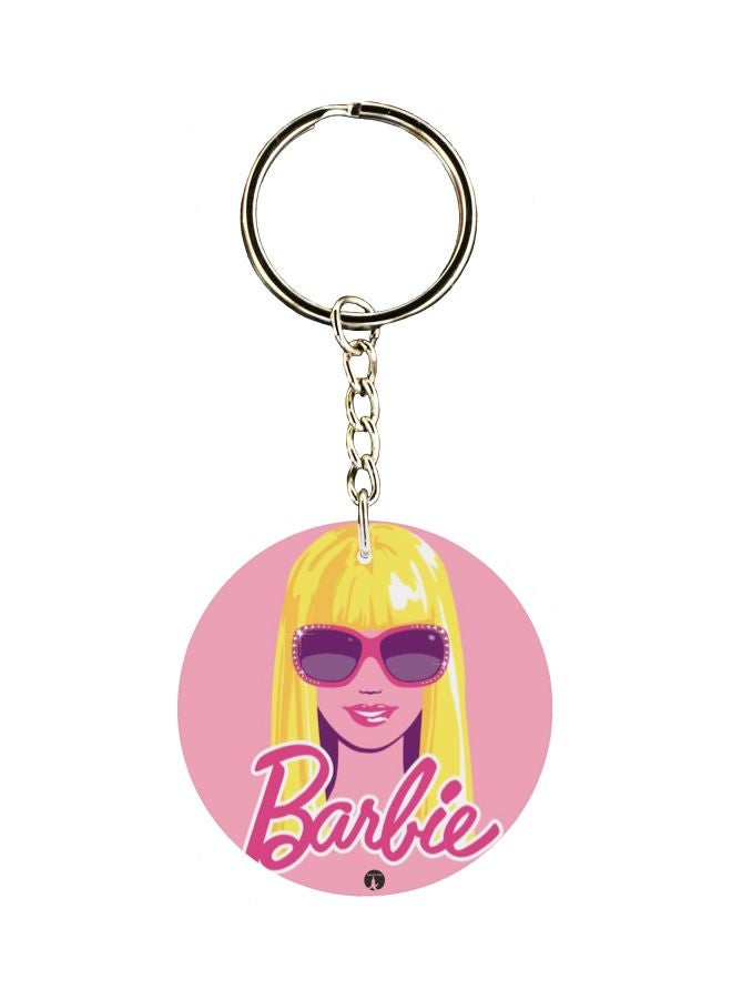 BP Barbie Girl Printed Double Sided Keychain