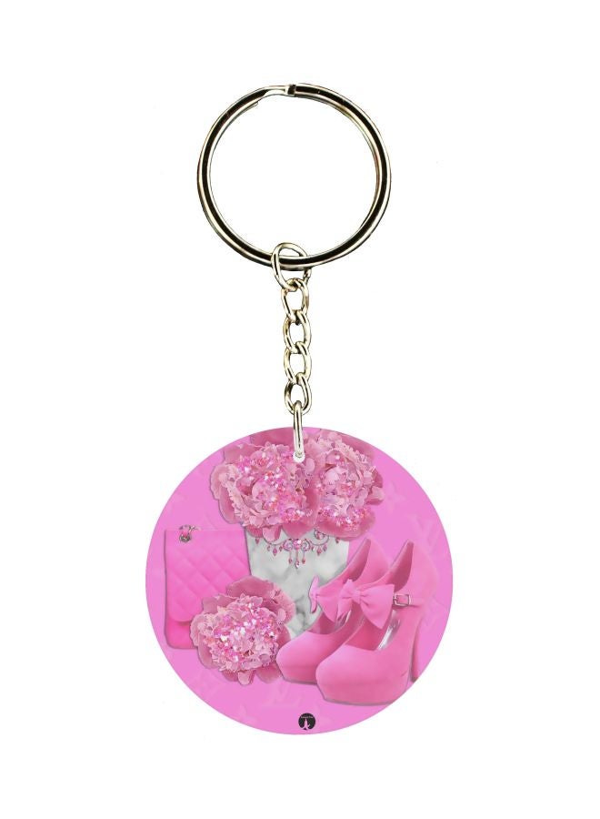 BP Double Sided Printed Keychain