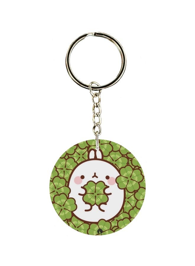BP Cartoon Printed Double Sided Keychain