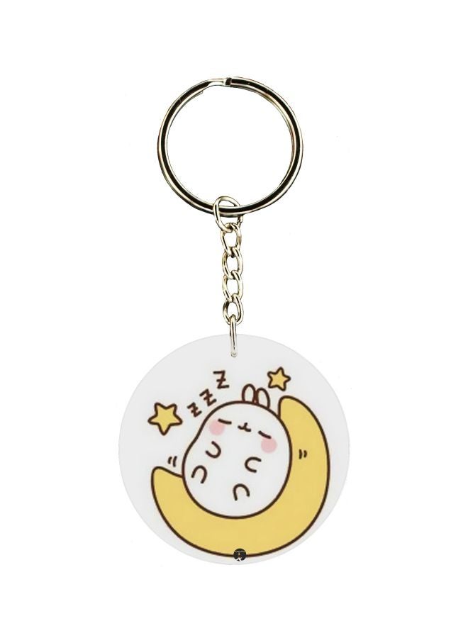 BP Cartoon Printed Double Sided Keychain