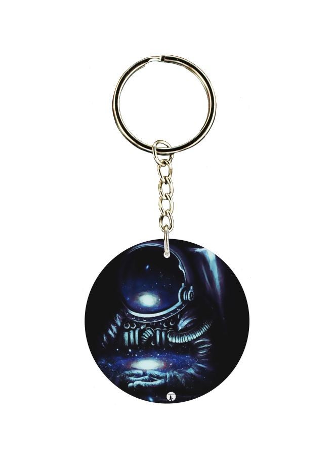 BP Astronaut Printed Double Sided Keychain