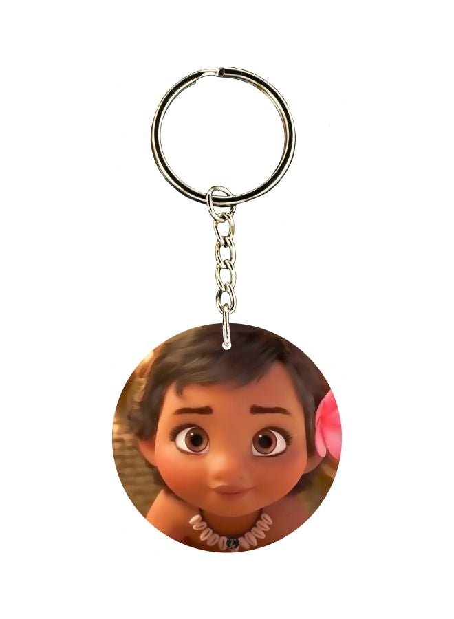 BP Moana Printed Double Sided Keychain
