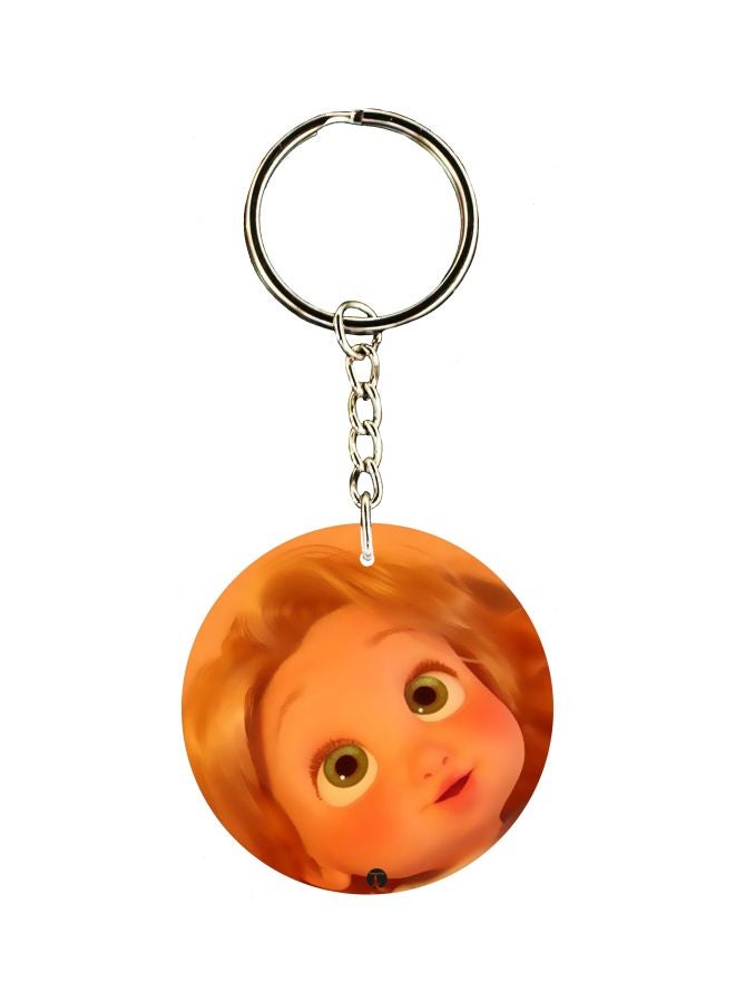 BP Rapunzel Printed Double Sided Keychain