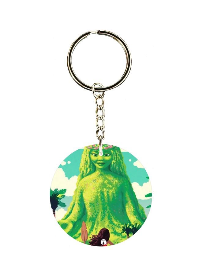 BP Moana Printed Double Sided Keychain
