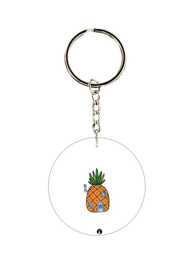 BP SpongeBob's Pineapple House Printed Double Sided Keychain 