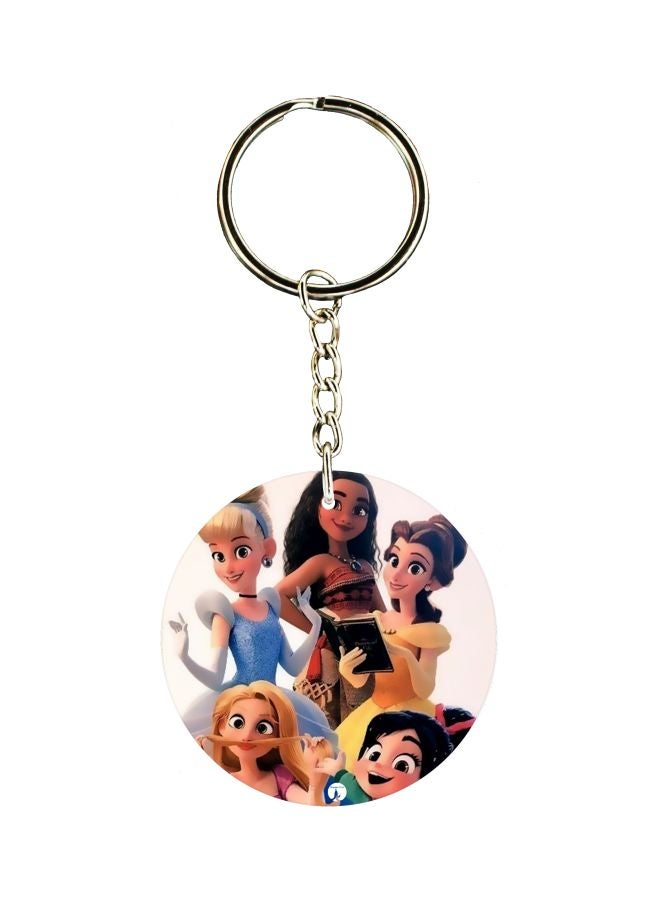 BP Cartoon Themed Dual Sided Keychain