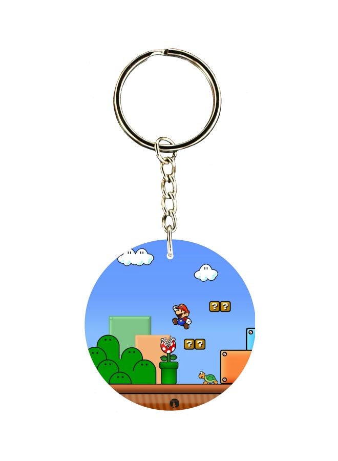 BP Super Mario Dual Sided Keychain
