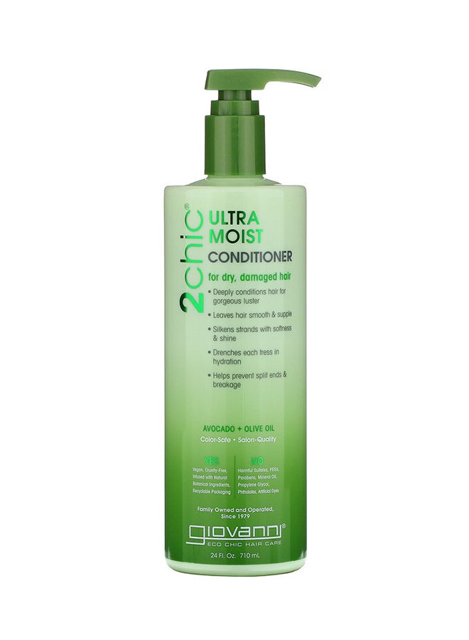 Giovanni 2chic Avocado And Olive Oil Ultra-Moist Conditioner 710ml  - Image 1