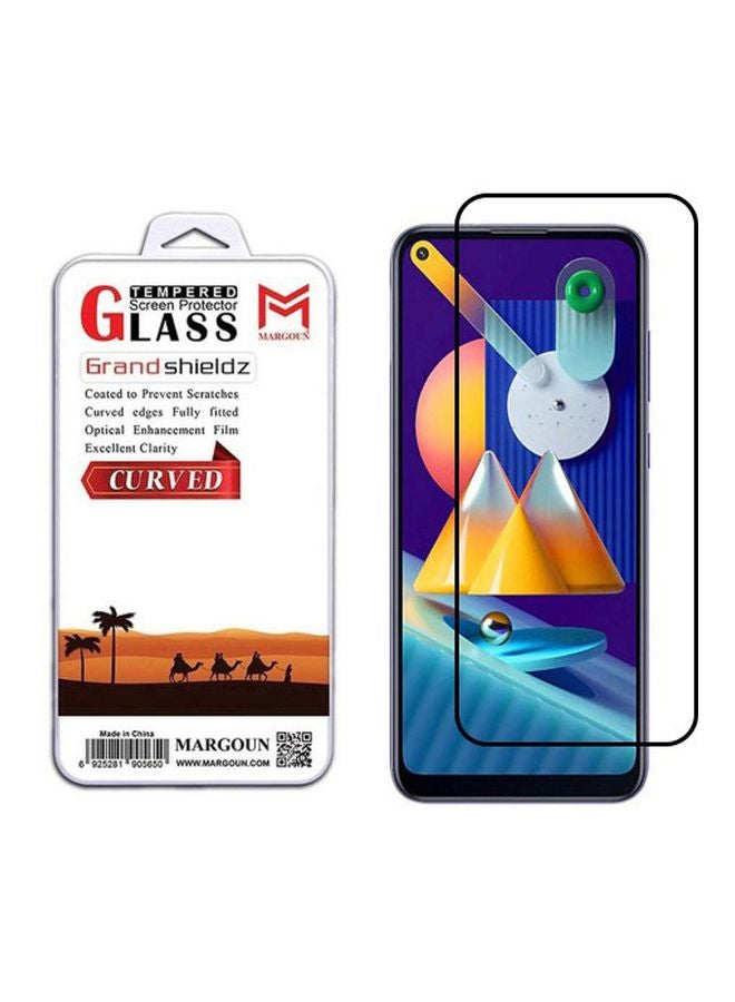Grand Shieldz Tempered Glass Screen Protector For Samsung Galaxy M11 Black/Clear - Image 2