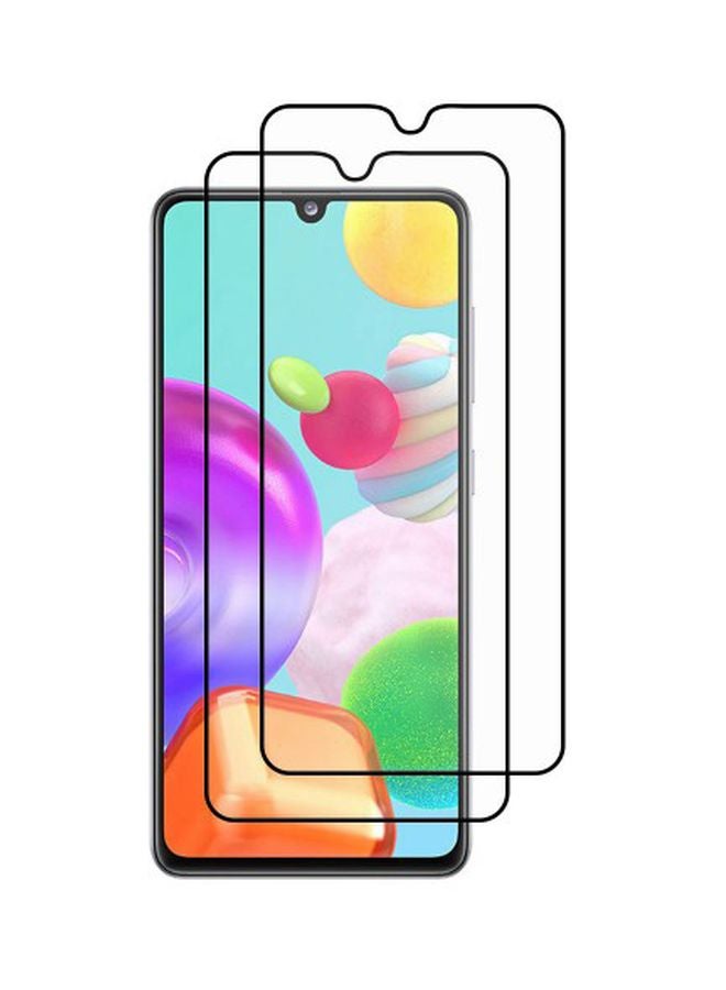 MARGOUN Pack Of 2 Super Shieldz Tempered Glass Screen Protector For Samsung Galaxy A41 Black/Clear - Image 1