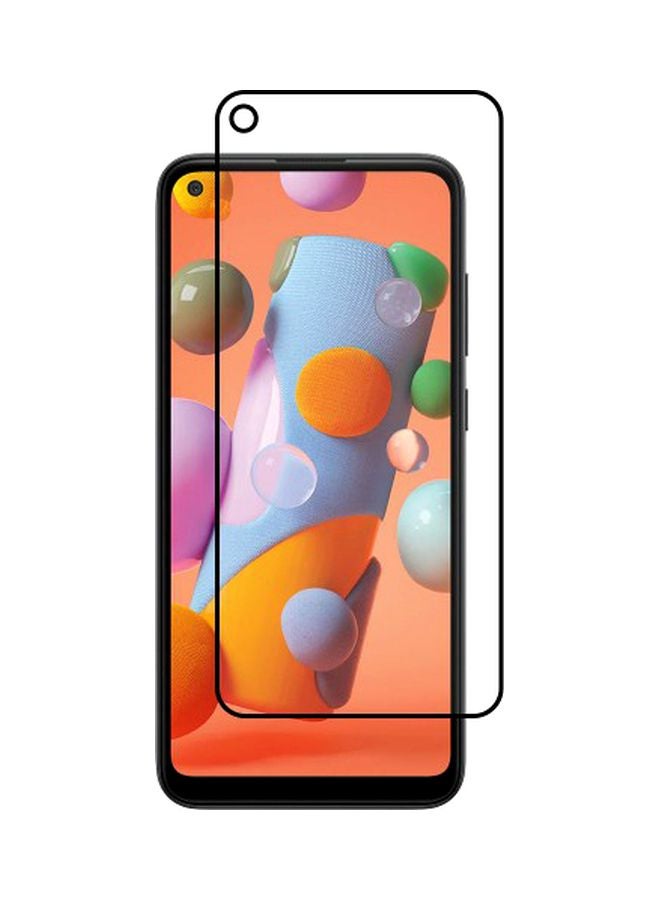 MARGOUN Grand Shieldz Tempered Glass Screen Protector For Samsung Galaxy A11 Black/Clear - Image 1