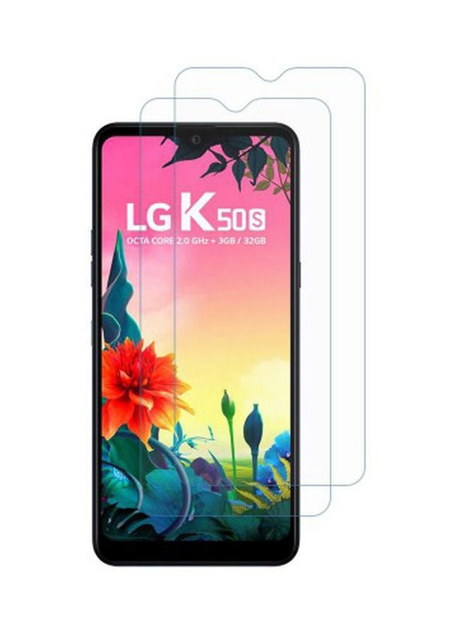 MARGOUN Pack Of 2 Super Shieldz Tempered Glass Screen Protector For LG K50S Clear - Image 1