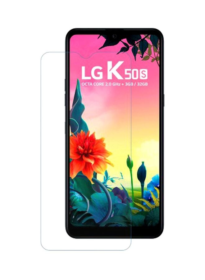 مارجون لاصقة حماية فاخرة للشاشة من الزجاج المقوى لهاتف إل جي K50S شفاف - Image 1