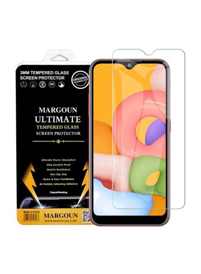 MARGOUN Ultimate Tempered Glass Screen Protector For Samsung Galaxy A01 Clear - Image 2
