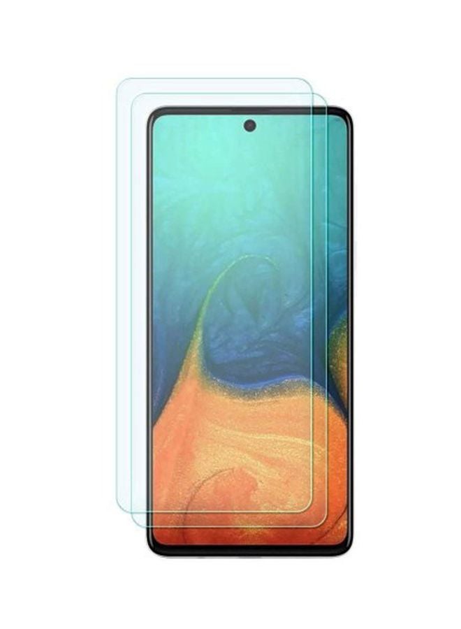 MARGOUN Pack Of 2 Max Shieldz Tempered Glass Screen Protectors For Samsung Galaxy A51 Clear - Image 1