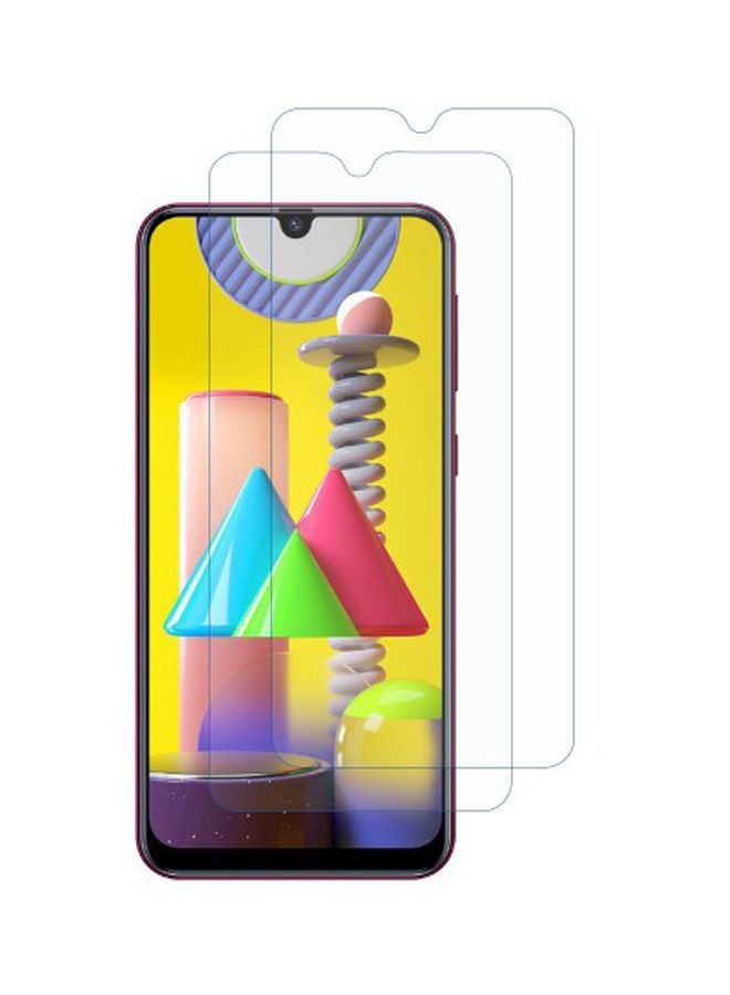 MARGOUN 2-Piece Super Shieldz Tempered Glass Screen Protector For Samsung Galaxy M31 Clear - Image 1