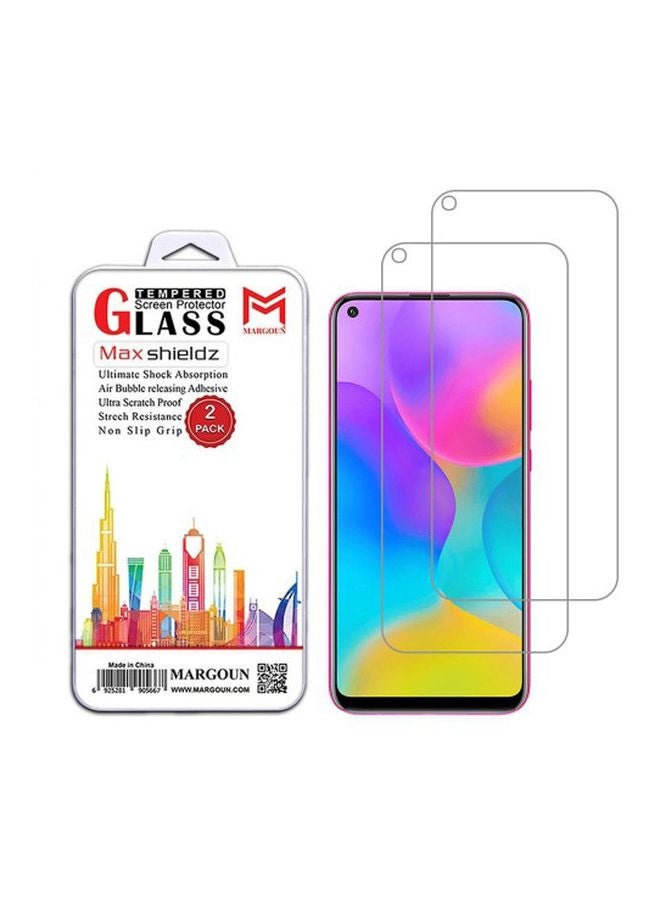 MARGOUN Pack Of 2 Max Shieldz Screen Protector For Honor Play 3 Clear - Image 2