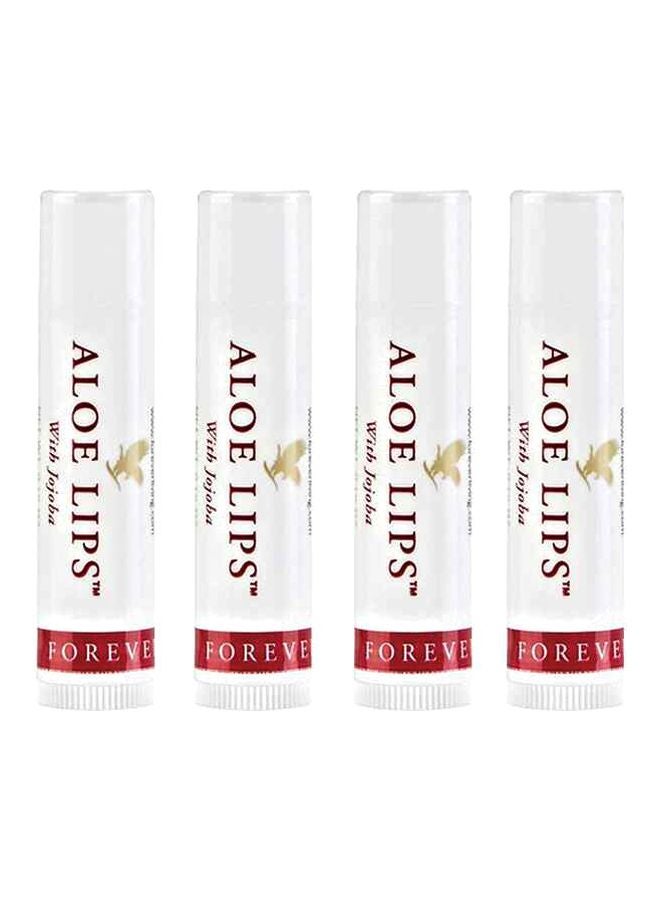 Forever 4-Piece Aloe Lips Balm Set - Image 1
