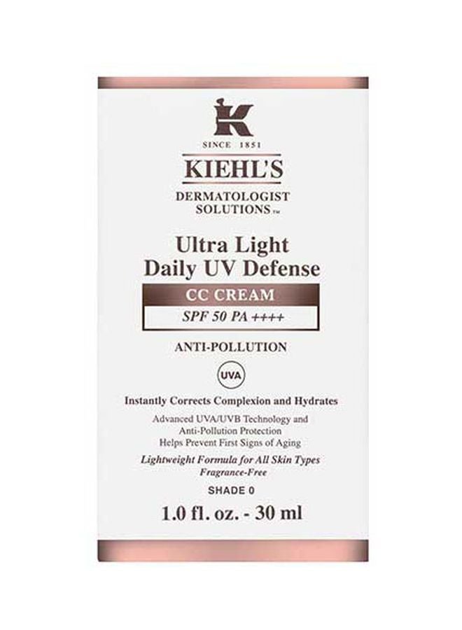 Kiehl's - Ultra Light Daily UV Defense CC Cream - Image 1