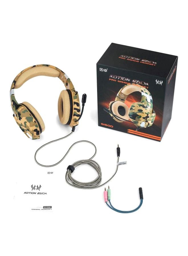 KOTION EACH - G-1500 Over-Ear Gaming Headphones With MicFor PS4/PS5/XOne/XSeries/NSwitch/PC - Image 1