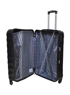 4-Piece ABS Luggage Trolley Set Black - v1594880210/N31367352A_2