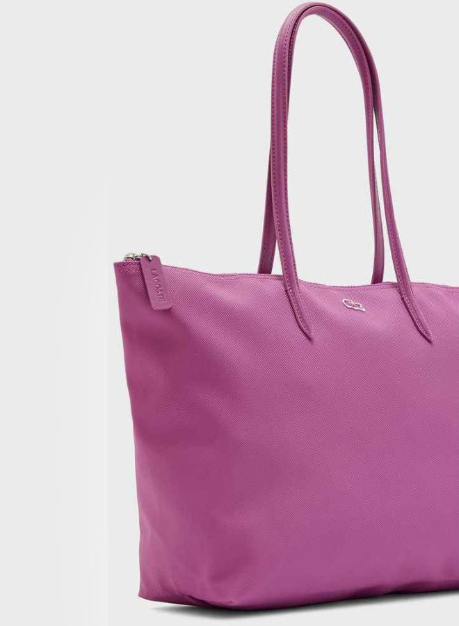 LACOSTE - L.12.12 Concept Shopper Purple - Image 1