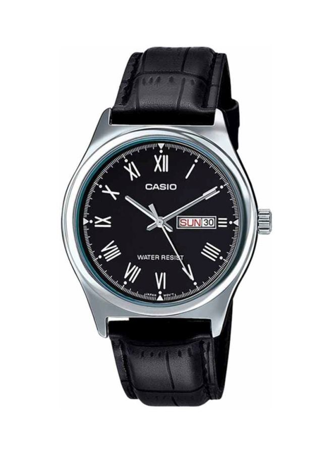 CASIO Men's Water Resistant Analog Watch MTP-V006L-1B - 38 mm - Black - Image 1