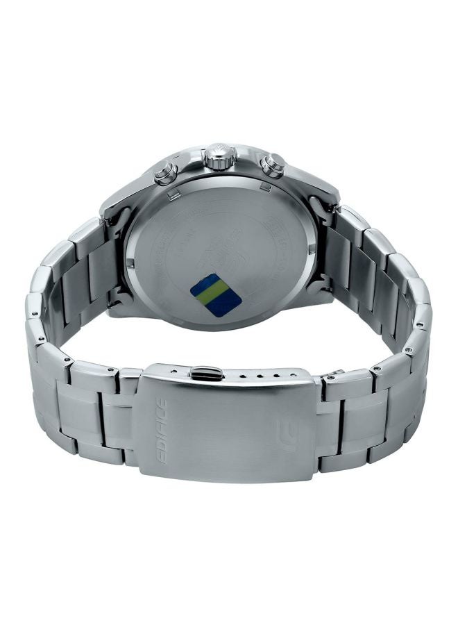 كاسيو ساعة يد إديفيس كرونوغراف للماء طراز EFV-540D-1AVUDF - قياس 49 مم - لون فضي للرجال - Image 2