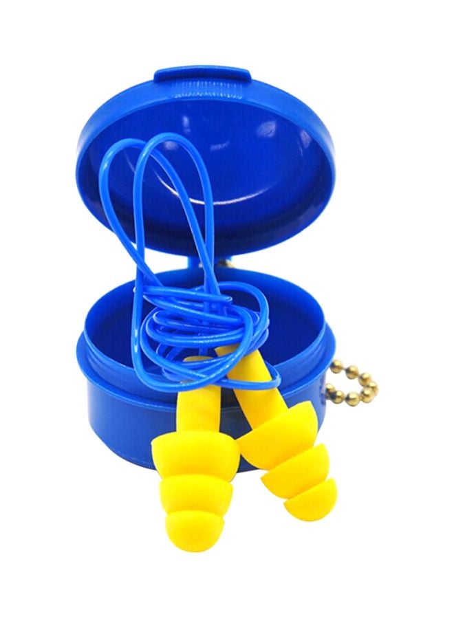 3M - Anti-Noise Sleeping Earplugs With Box Blue/Yellow - Image 1