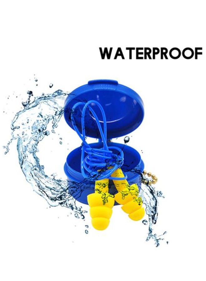3M - Anti-Noise Sleeping Earplugs With Box Blue/Yellow - Image 1