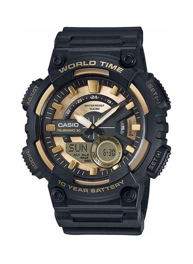 CASIO Men's Youth Series Analog & Digital Watch AEQ-110BW-9AVDF - 52 mm - Black - Image 1